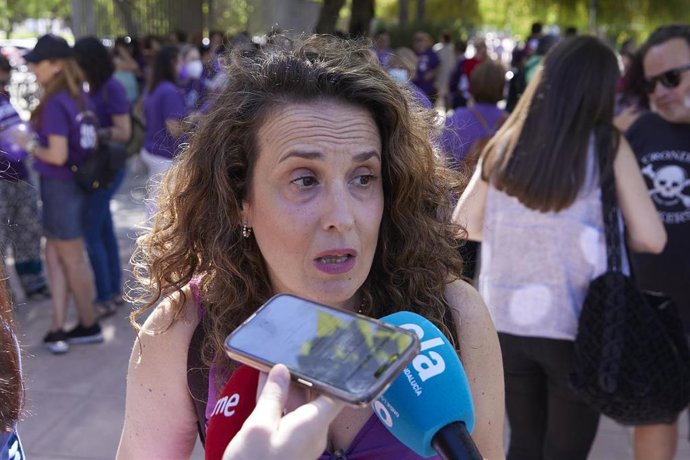 Archivo - La secretaria general de la Federación de Enseñanza de CCOO de Andalucia, Marina Vega, foto de archivo