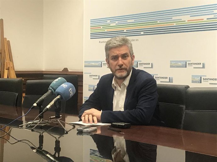 Archivo - El concejal de Santander y portavoz de Ciudadanos en el Ayuntamiento, Javier Ceruti