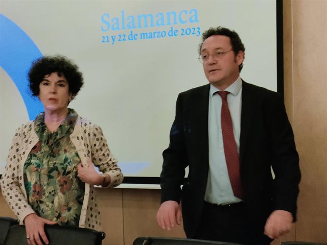El fiscal general del Estado, Álvaro García Ortiz, este martes en Salamanca