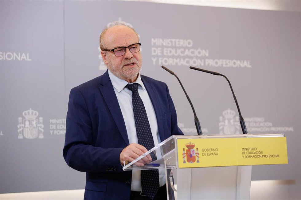 Archivo - El secretario de Estado de Educación, José Manuel Bar Cendón, 