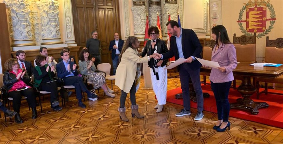Acto en el Ayuntamiento de Valladolid con motivo del Día Internacional para la Eliminación de la Discriminación Racial.
