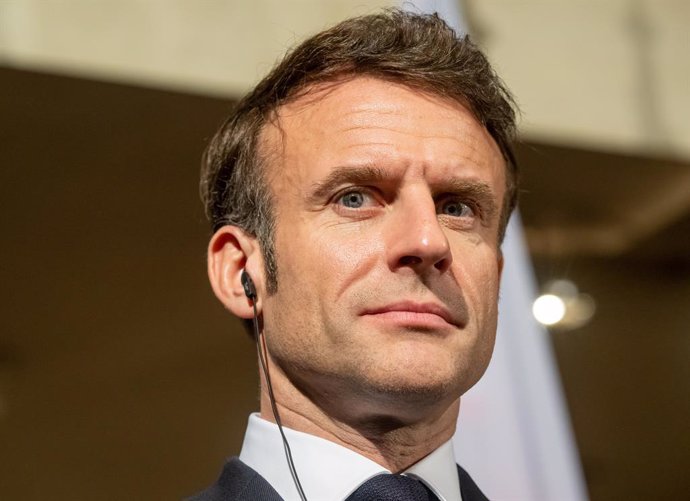 Archivo - El presidente de Francia, Emmanuel Macron