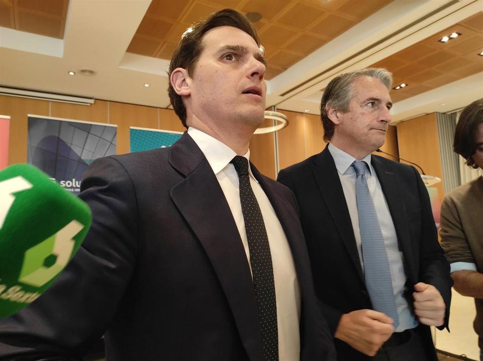 Albert Rivera e Íñigo de la Serna.