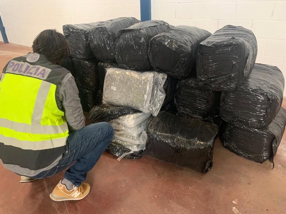Alijo de marihuana intervenido en la operación 'Ángel'