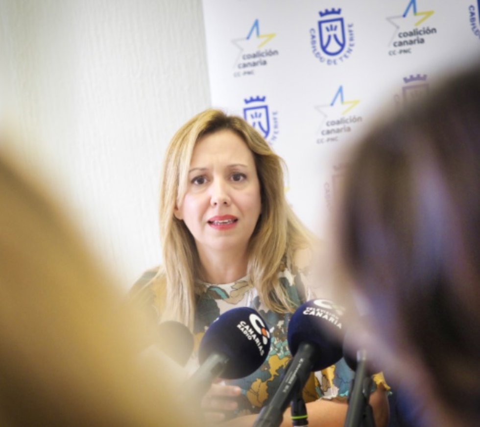 Archivo - Rosa Dávila, candidata de CC a la Presidencia del Cabildo de Tenerife