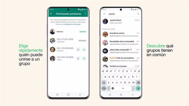 WhatsApp implementa dos nuevas funciones para los grupos.