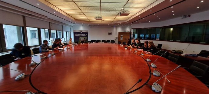 Reunión de los consellers de Turismo y de Relaciones Exteriores de Baleares, Iago Negueruela y Rosario Sánchez, con la directora europea de Turismo y Digitalización de Mercado Interior, Valentina Superti, en Bruselas.