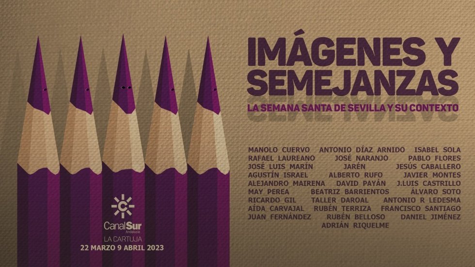 Muestra colectiva de 28 artistas plásticos sobre la Semana Santa de Sevilla.