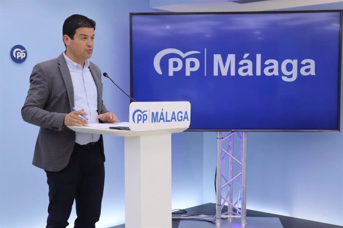 El coordinador general del PP de Málaga, Cristóbal Ortega, en una imagen de archivo 