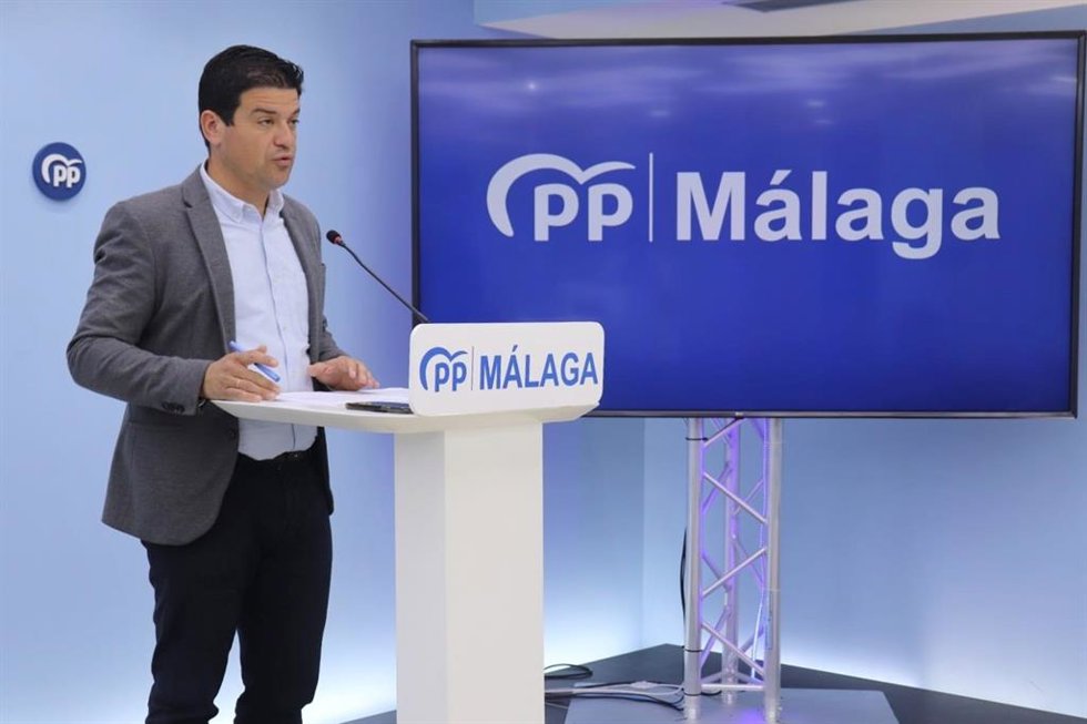 El coordinador general del PP de Málaga, Cristóbal Ortega, en una imagen de archivo 