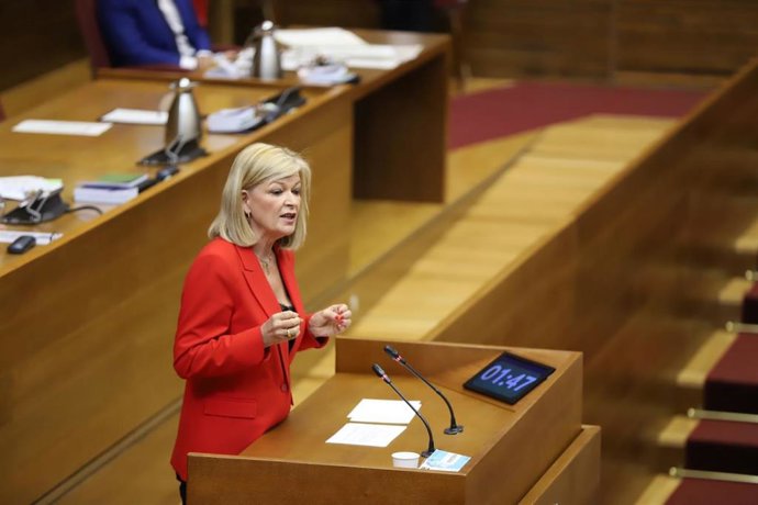 Archivo - La consellera de Justicia, Gabriela Bravo, en imagen de archivo en Les Corts