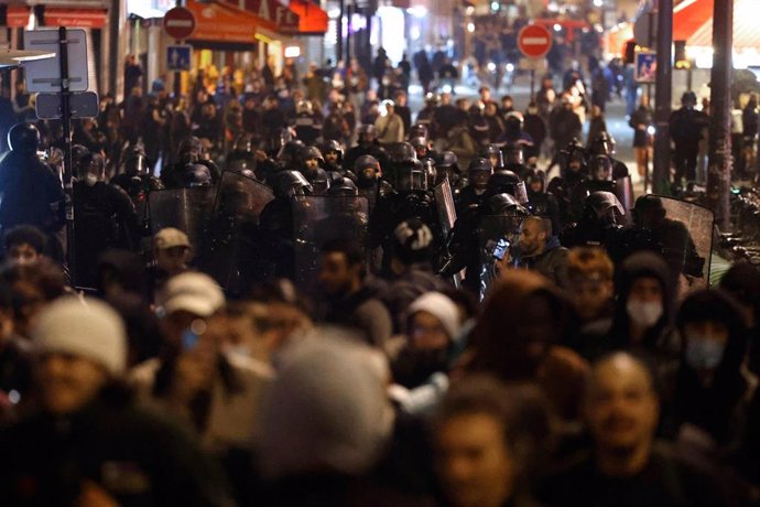 Protestas contra la reforma de las pensiones en París, Francia