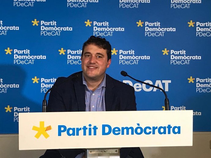 Archivo - El president del PDeCAT,  David Bonvehí 