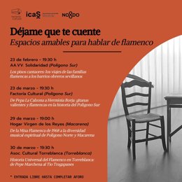 Cartel del ciclo Déjame que te cuente.