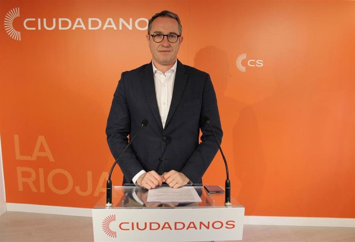 El candidato de Cs a la Alcaldía de Logroño, Eduardo Peña