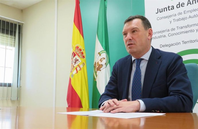 El delegado de Empleo, Empresa y Trabajo Autónomo de la Junta en Huelva, Alberto Santana.
