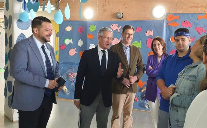 Araúz en las actividades que ha organizado el IES Burguillos