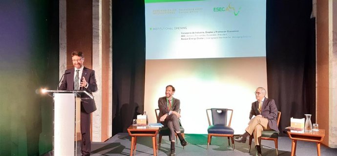 Intervención del consejero de Industria, Empleo y Promoción Económica del Principado, Enrique Fernández, en la jornada Renewables Go International, en Gijón