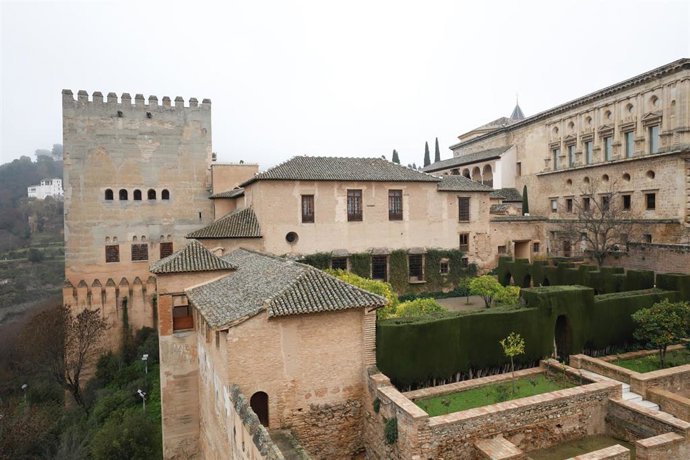 Archivo - Imagen de archivo de una parte de la Alhambra.