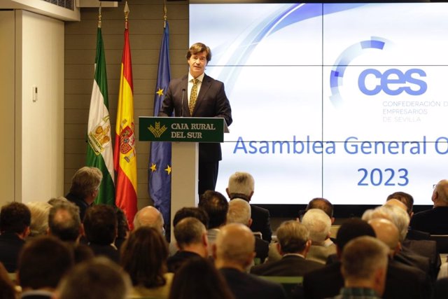 El presidente de la CES interviene en la Asamblea General de la Confederación de Empresarios.