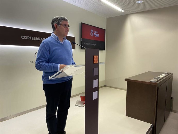 El portavoz del PSOE Aragón, Vicente Guillén.