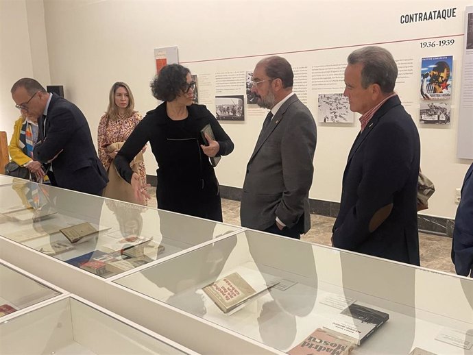 La exposición 'Ramón J. Sender. Memoria Bisiesta' se ha inaugurado en el Museo de Zaragoza este miércoles, 22 de marzo