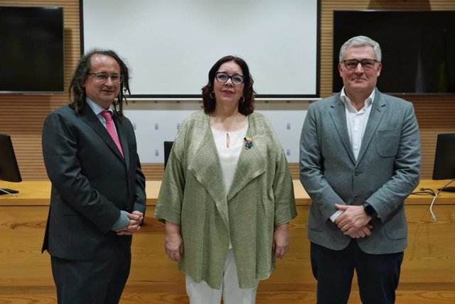 La consejera de Educación del Gobierno de Canarias, Manuela Armas, en la presentación del nuevo modelo de financiación para las universidades