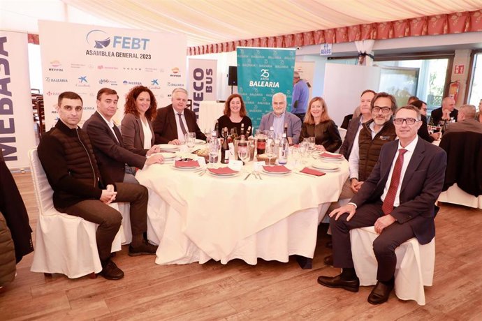 Comida organizada con motivo de la asamblea general de la Federación Empresarial Balear de Transportes (FEBT).