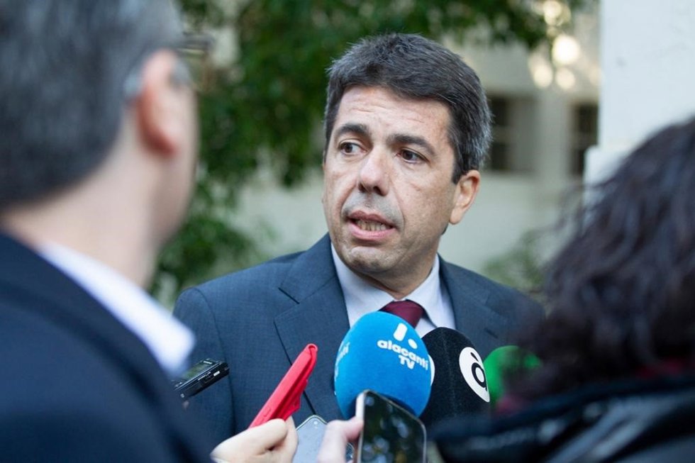 El presidente del PPCV, Carlos Mazón