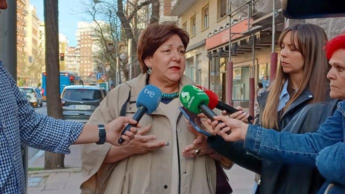 La secretaria confederal de Acción Sindical de CCOO, Mari Cruz Vicente, a su llegada la negociación del Acuerdo para el Empleo y la Negociación Colectiva, el 22 de marzo de 2023, en Madrid.