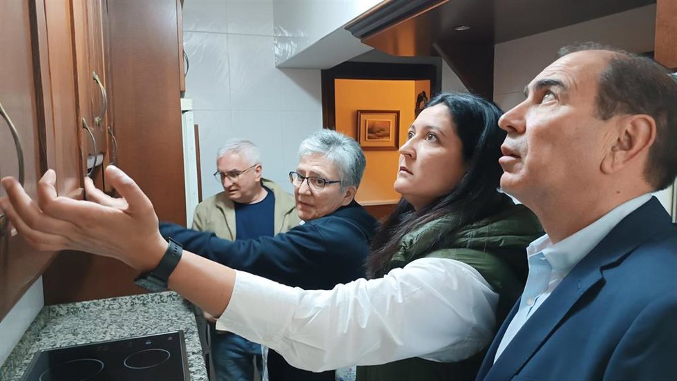 Visita al piso de acogida para permisos ordinarios de la población reclusa