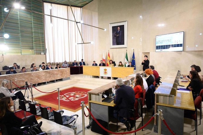 Pleno del Ayuntamiento de Almería.