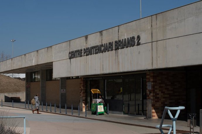 Archivo - Arxiu - Entrada del centre penitenciari Brians 2, en Sant Esteve Sesrovires, Barcelona, Catalunya (Espanya). 