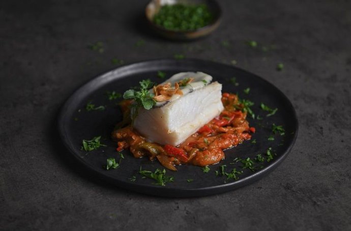 Receta con bacalao salado de Noruega.