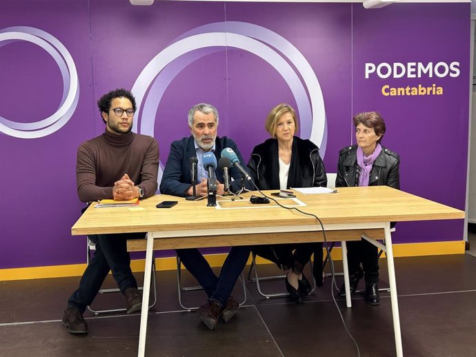 Izquierda Unida (IU) y Podemos en Santander concurrirán con una lista conjunta a las elecciones municipales.