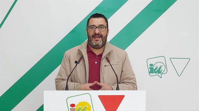 El coordinador provincial de Izquierda Unida, Guzmán Ahumada, en una imagen de archivo