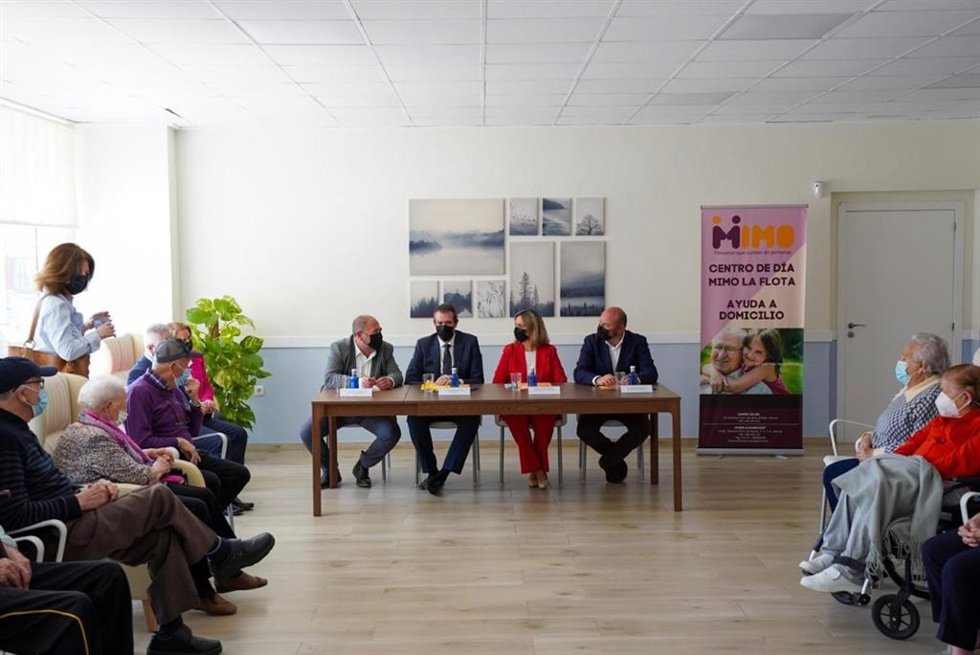 Presentación del Proyecto' Inmissio 21' con la presencia de la consejera de Política Social, Familias e Igualdad, Conchita Ruiz Caballero, y el presidente de Hefame, Enrique Ayuso