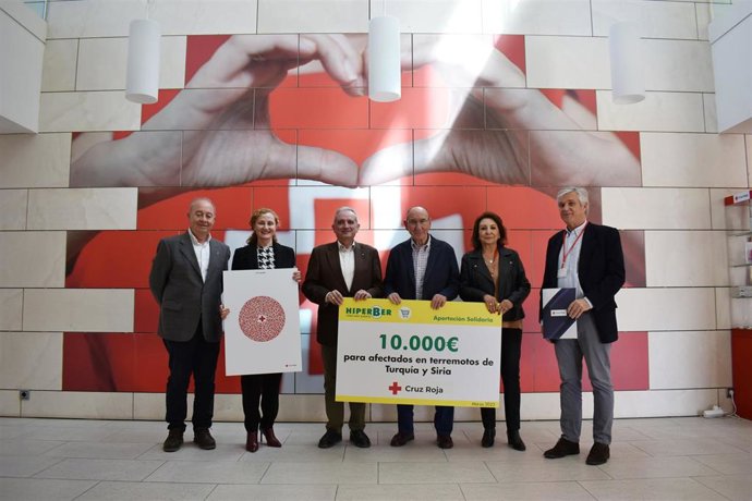Hiperber dona 10.000 euros a Cruz Roja para apoyar la ayuda a los afectados del terremoto en Turquía y Siria