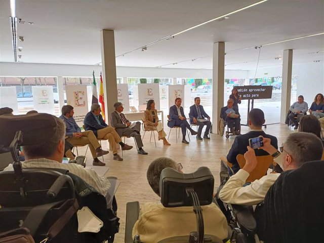 Reunión con entidades del tercer sector para presentarles el Plan de Empleo y Discapacidad que pondrá en marcha la Junta de Extremadura