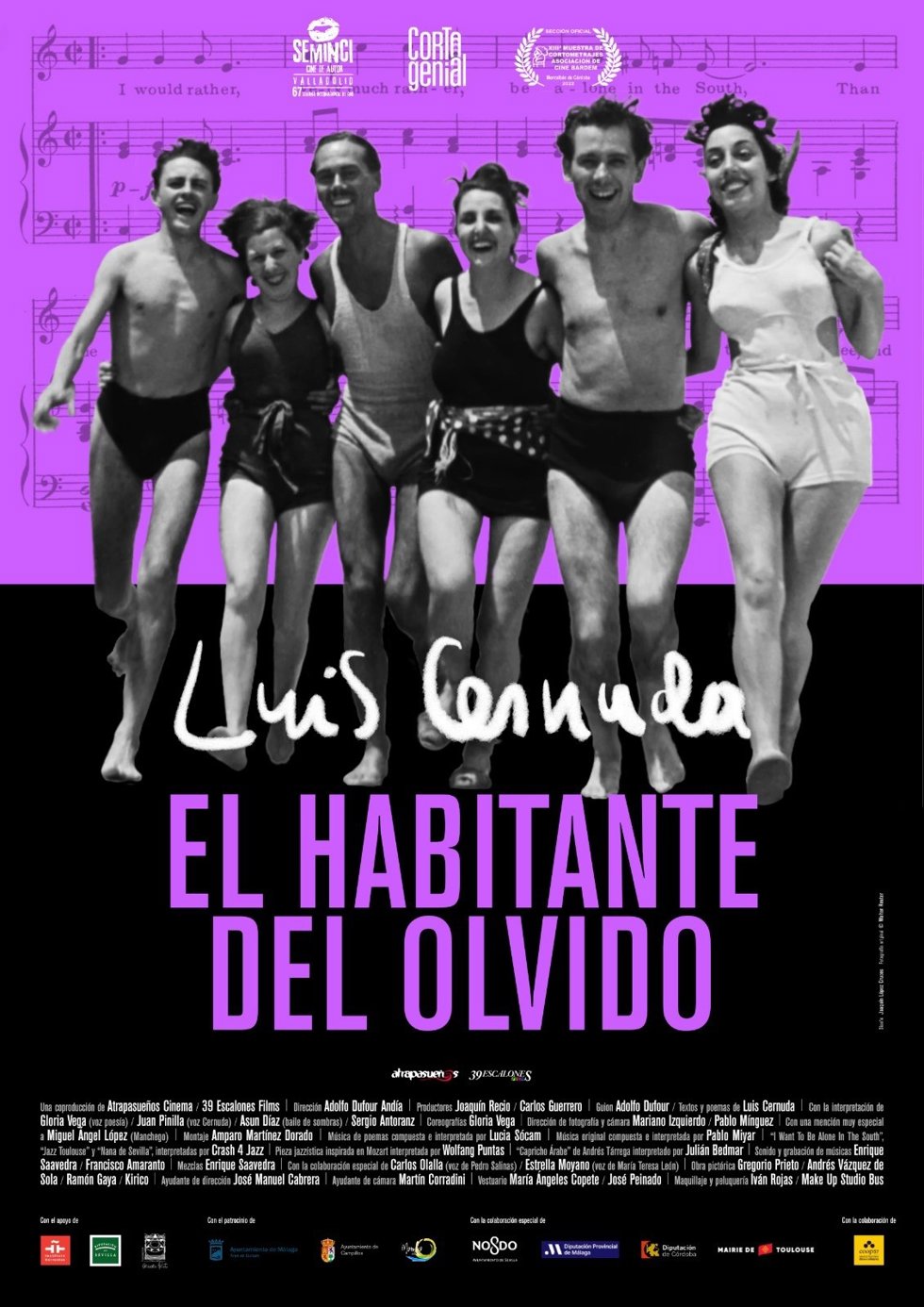 Cartel del documental sobre Luis Cernuda.
