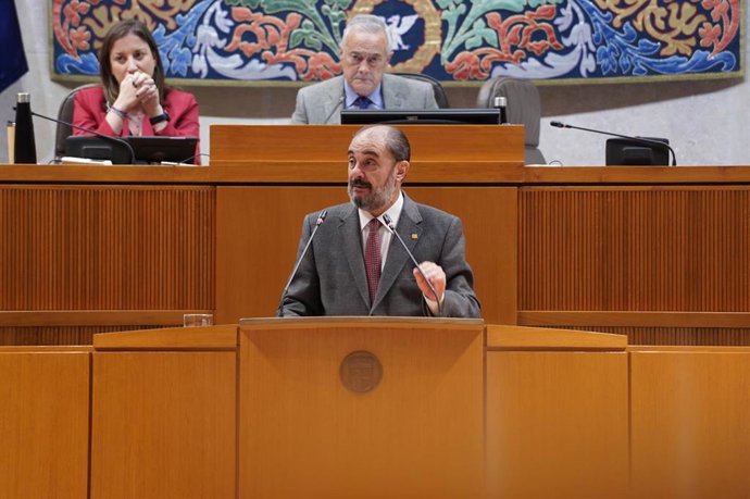 El presidente del Gobierno de Aragón, Javier Lambán.
