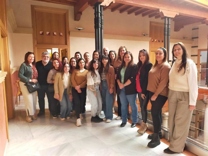 Integrantes de la mesa local de coordinación de personas víctimas de trata