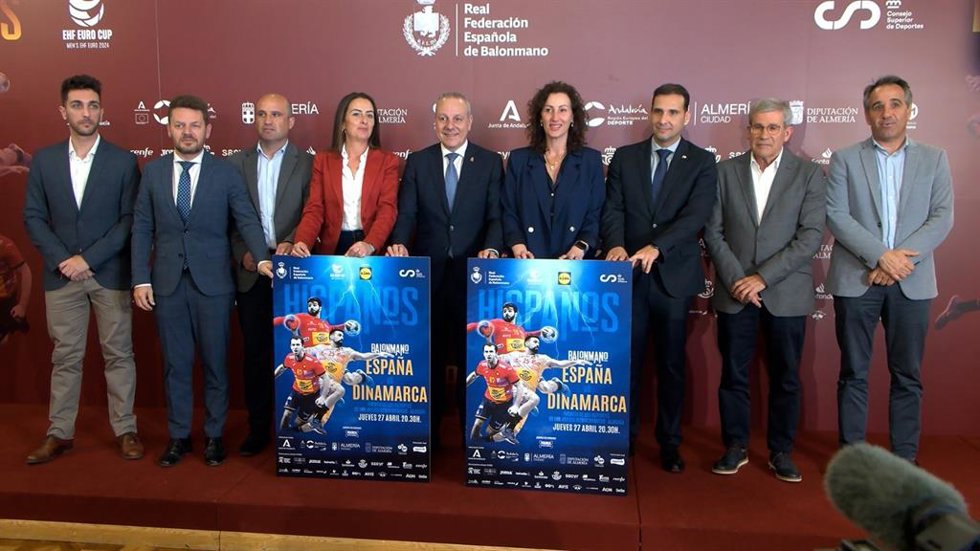 La selección española de balonmano regresa a Almería con un partido frente a Dinamarca de cara a la Euro Cup 24