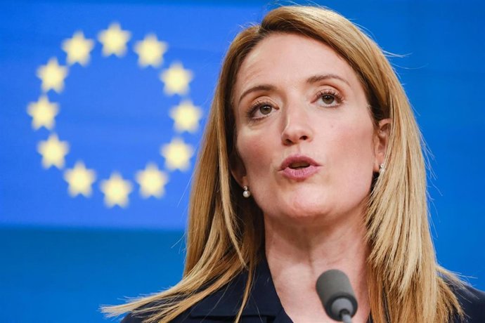 Roberta Metsola, presidenta del Parlamento Europeo