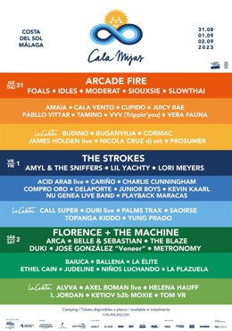 La segunda edición del festival Cala Mijas suma 45 artistas y anuncia su programación por días.