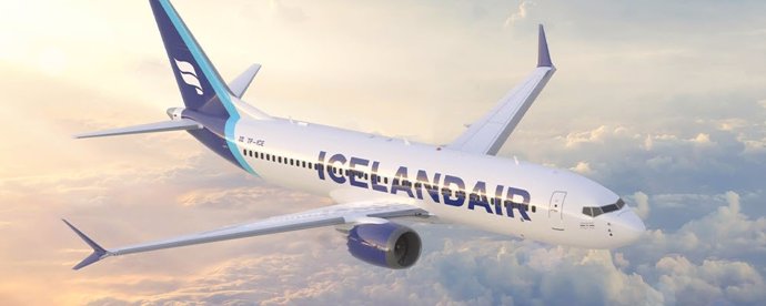 Archivo - Avión de la aerolínea islandesa Icelandair