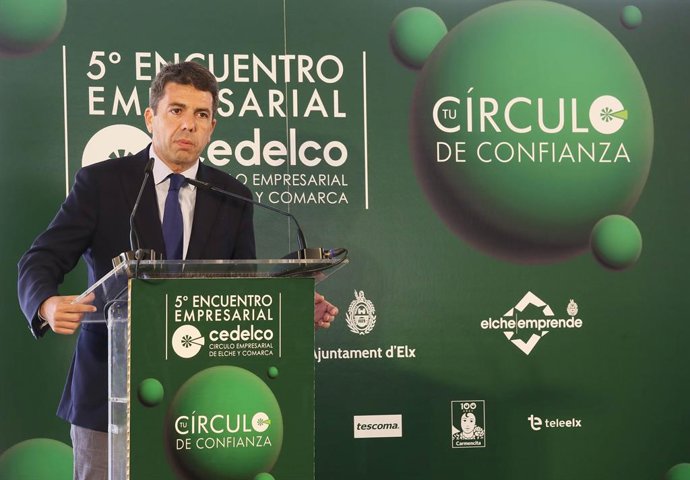 El presidente de la Diputación de Alicante, Carlos Mazón