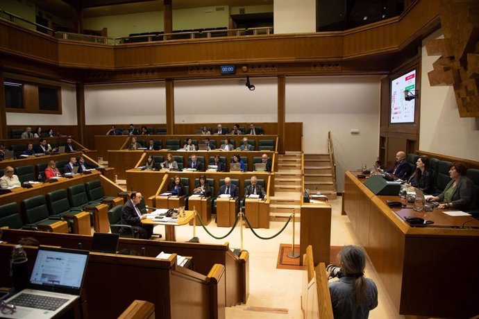 Pleno del parlamento vasco