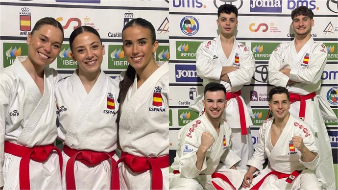 Los dos equipos de kata pelearán por el oro en el Europeo de Karate de Guadalajara