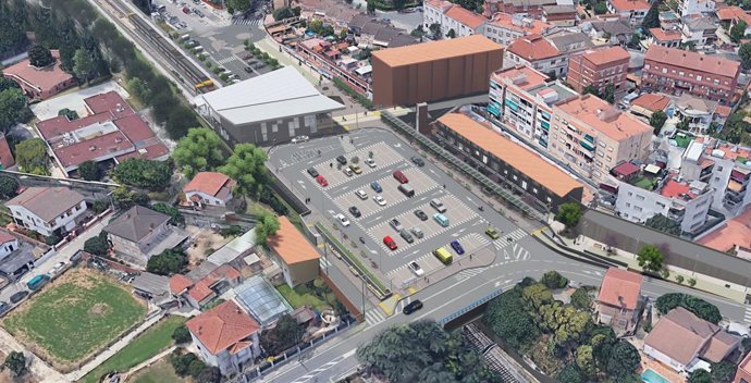 Imatge virtual de la nova estació